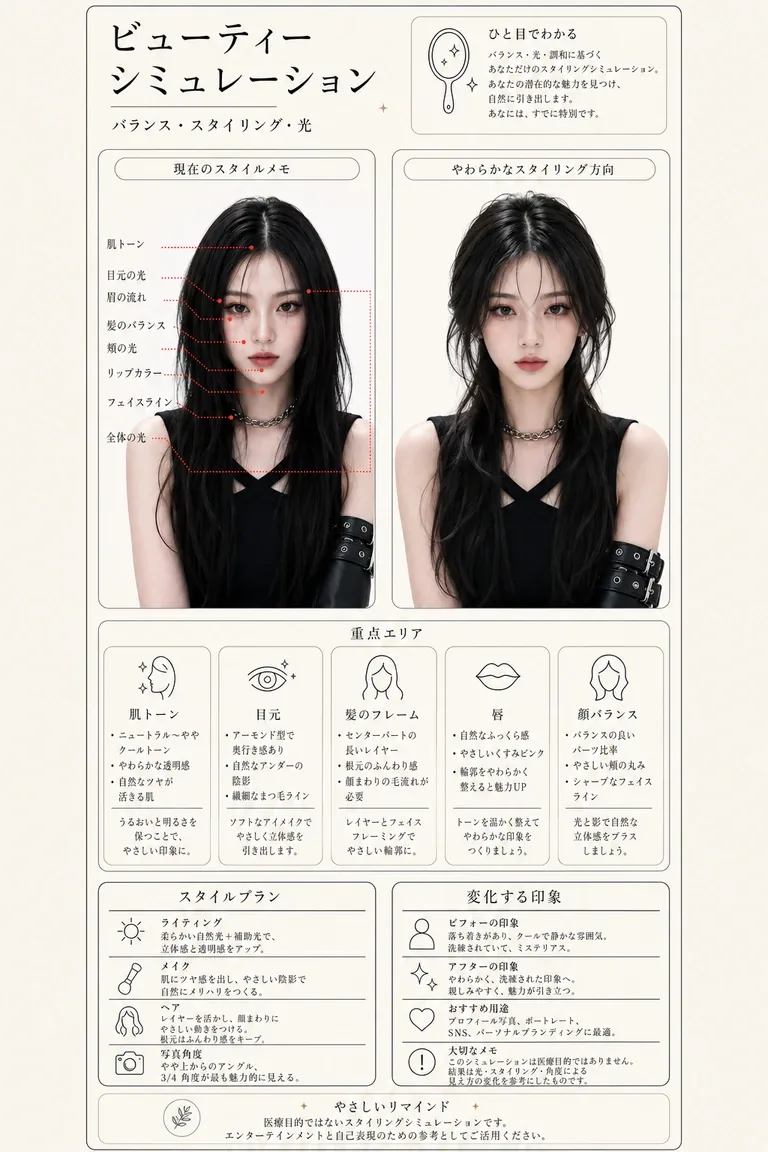 뷰티 시뮬레이션 detailed example 2