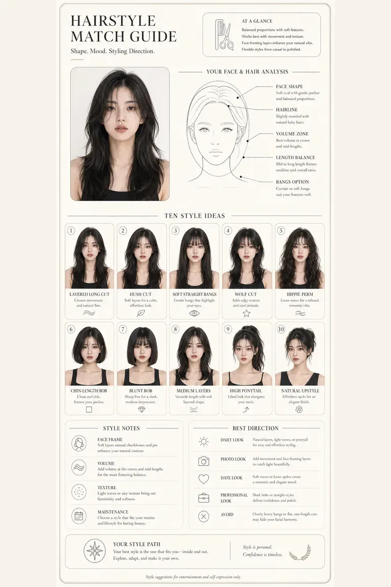 헤어스타일 매치 detailed example 3