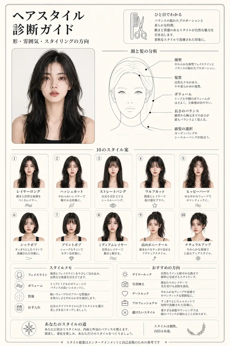 헤어스타일 매치 detailed example 2