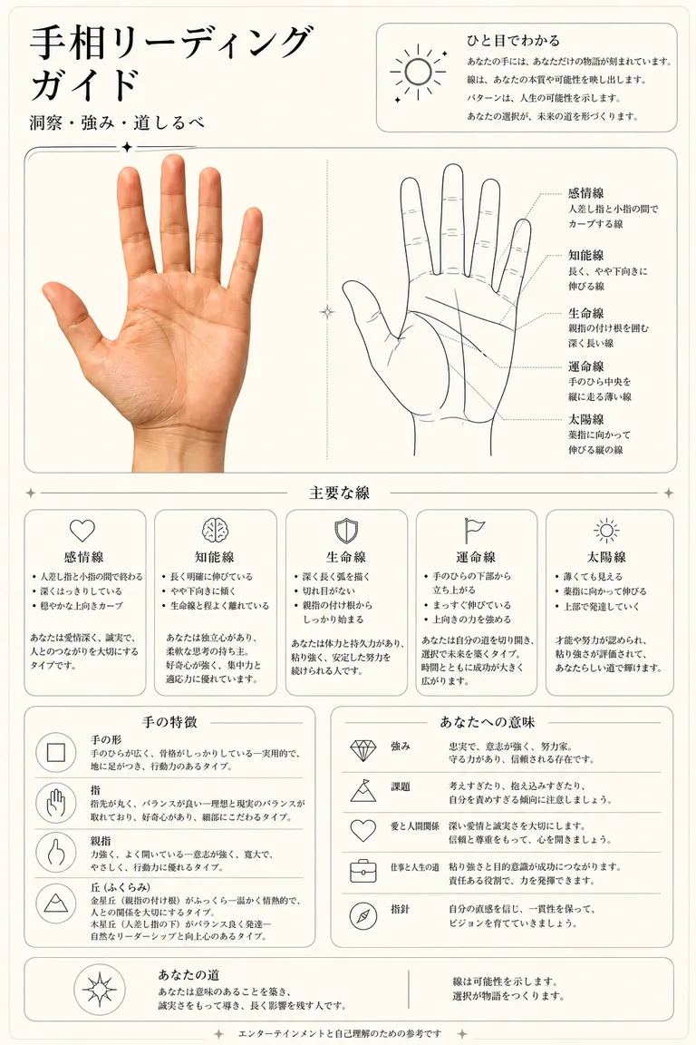 손금 리딩 detailed example 2